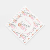 Serviette En Papier Donut sucré une invitation de 1er anniversaire (Coin)