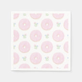 Serviette En Papier Donut Sweet sur mesure Premier anniversaire (Devant)