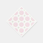 Serviette En Papier Donut Sweet sur mesure Premier anniversaire (Coin)