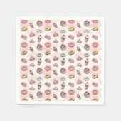 Serviette En Papier Donuts Cupcakes mignon cadeau pour Baker Anniversa (Devant)