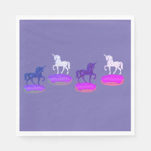 Serviette En Papier Donuts Delight Unicorns Fun