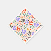 Serviette En Papier Doodle Garden (Coin)