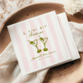 Serviette En Papier Doodle Martini Festive Funky Christmas Party