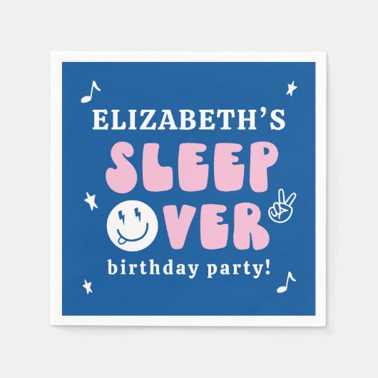 Serviette En Papier Dormir avant l'anniversaire (Devant)