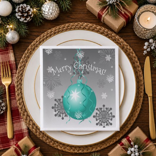Serviette en papier d'ornement de Noël Fancy sarce