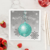 Serviette en papier d'ornement de Noël Fancy sarce (En situation)