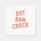 Serviette En Papier Dot Bam Crack Mahjong Papier Naples (Devant)