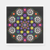 Serviette En Papier Dot psychédélique Mandala (Devant)