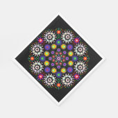 Serviette En Papier Dot psychédélique Mandala (Coin)