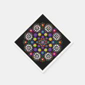 Serviette En Papier Dot psychédélique Mandala (Coin)