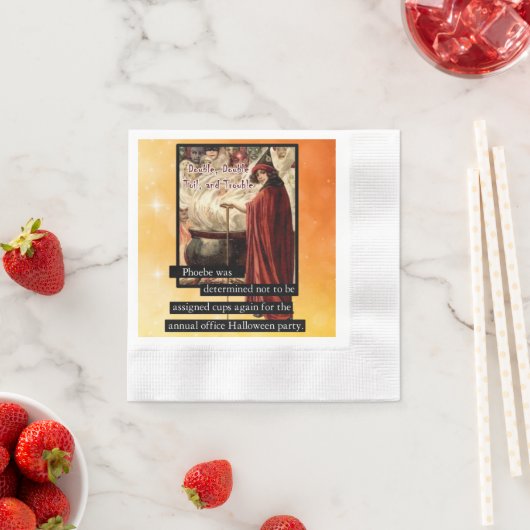 Serviette En Papier Double, Double, Toil & Trouble Halloween Potluck I (En situation)