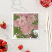 Serviette En Papier Double floraison cerisier II printemps fleuri (En situation)