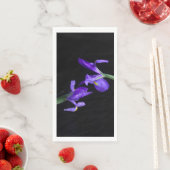 Serviette En Papier Double Iris Party Napkin (En situation)