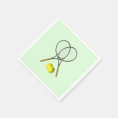 Serviette En Papier Doubles de tennis Green (Coin)