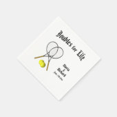 Serviette En Papier Doubles pour Life Tennis (Coin)