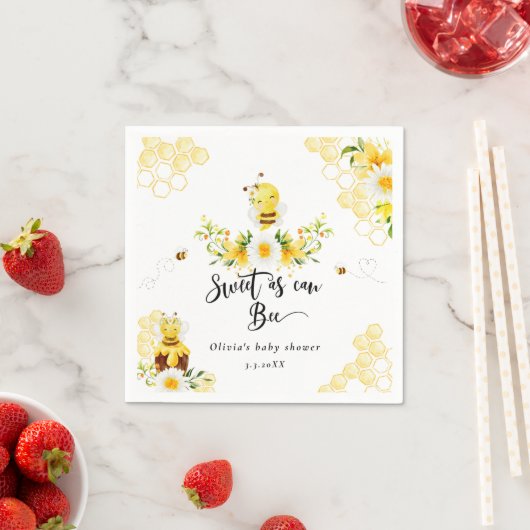 Serviette En Papier Douce comme peut être baby shower (En situation)