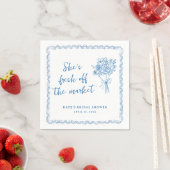 Serviette En Papier Douce Mariée Fraîche du Marché (En situation)