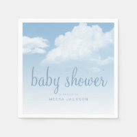 Douce Nuages Gouttes de Pluie Baby Shower