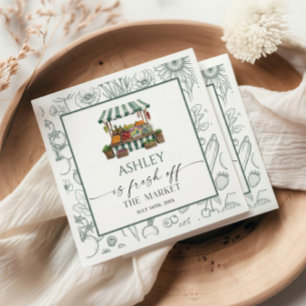 Serviette En Papier Douce Nuit de Mariée Fraîche du Marché