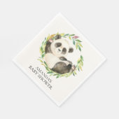Serviette En Papier Douce Panda Ours Baby shower neutre serviettes (Coin)