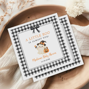 Serviette En Papier Douce petite fête de bébé Halloween pour un petit
