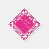 Serviette En Papier Douce rose espagnol talavera douche de mariage mex (Coin)