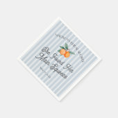 Serviette En Papier Douceur Bleue, le Squeeze Principal Cérémonie de M (Coin)