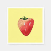 Serviette En Papier Douceur fraise mignonne aquarelle de fruit mignon (Devant)