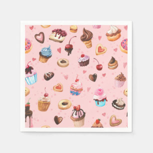 Serviette En Papier Douceurs estivales fantaisistes