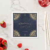 Serviette En Papier Douche à brunch pour nuptiale Dark Celestial Sun a (En situation)