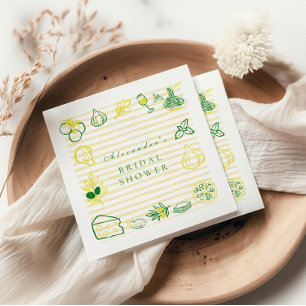 Serviette En Papier Douche Fête Fraîche Du Marché