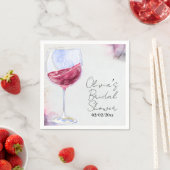 Serviette En Papier Douche pour mariée (En situation)