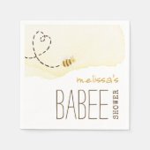 Serviette En Papier Douille Bumble Bee Babee Douche serviettes (Devant)