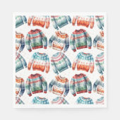 Serviette En Papier Douleur de Noël moche (Devant)