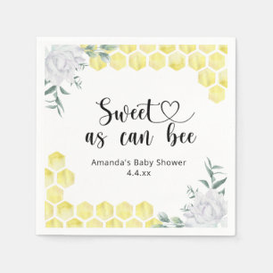 Serviette En Papier Doux comme peut l'être une abeille -