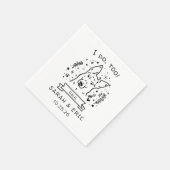 Serviette En Papier Doux minimal mignon Allemand Sherpherd Chien Maria (Coin)