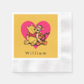 Serviette En Papier Doux Winnie l'ourson et Tigger (Devant)