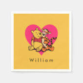 Serviette En Papier Doux Winnie l'ourson et Tigger (Devant)