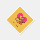 Serviette En Papier Doux Winnie l'ourson et Tigger (Coin)