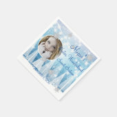 Serviette En Papier Douze ans merveilleux, merveilleux hiver, cœurs de (Coin)