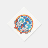 Serviette En Papier Dr Seuss | Cadet Un Cadet Deux Espace Explorer (Coin)
