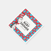 Serviette En Papier Dr. Seuss Cat dans le Baby shower Casquette (Coin)