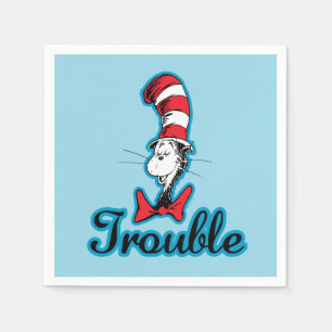 Serviette En Papier Dr Seuss   Chat dans le problème du Casquette