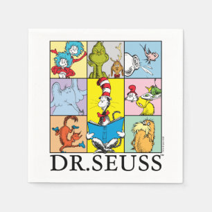 Serviette En Papier Dr. Seuss Histoires Graphiques