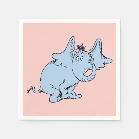 Serviette En Papier Dr Seuss | Horton côté (Devant)