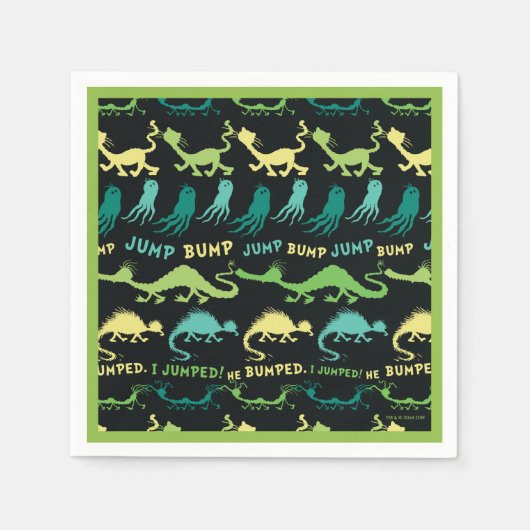 Serviette En Papier Dr Seuss | Motif Hallowen "Bump Jump" (Devant)