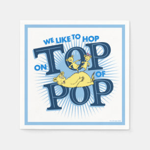 Serviette En Papier Dr. Seuss Nous aimons sauter sur Pop
