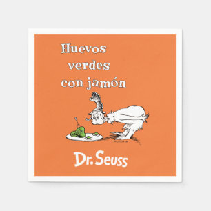 Serviette En Papier Dr. Seuss Œufs verts et jambon espagnol