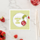 Serviette En Papier Dr Seuss | Oh Boy Grinch Baby shower (En situation)