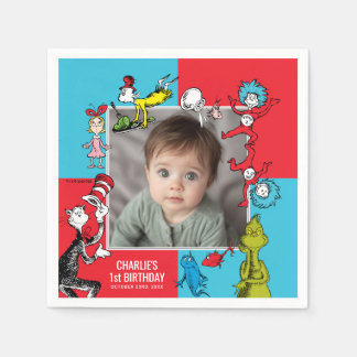 Serviette En Papier Dr. Seuss - Personnages | Anniversaire Enfants
